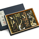 Набор сухой туши для каллиграфии КИТАЙ "Птицы" 4шт